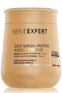 L'oreal Professionnel Yıpranmış Saçlar için Onarıcı Maske 250 ml - Absolut Repair Gold Quinoa+Protein Masque 3474636481774