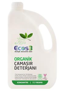 Ecos3 Organik Sıvı Çamaşır Deterjanı 2500  ml -72 Yıkama