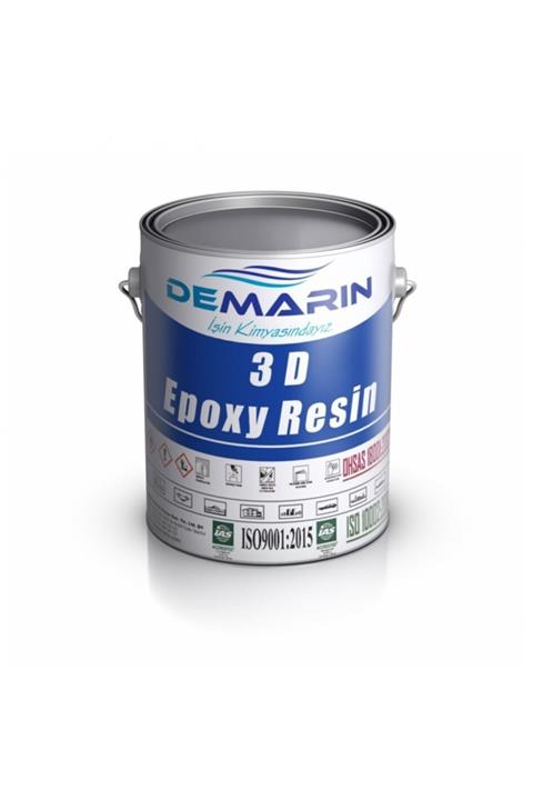 Demarin Epoksi Zemin Kaplama Gri 4 Kg Takım (solventsiz)