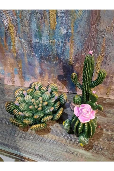 benartcraft Polyester Kaktüs Set 3lü