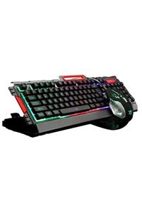 Geyik Online Pg-8016 Oyuncu Klavye Ve Mouse Seti Gaming Kablolu Işıklı