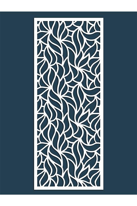 Liar Dekor Liar Ahşap Seperatör (Paravan) - KSP-26 - (10 mm) - (85 cm x 210 cm) - (Beyaz)