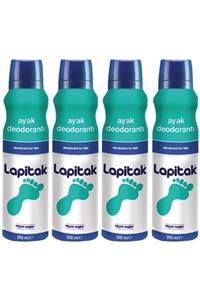 Lapitak Ayak Deodorantı 150 Ml (4 Kutu)