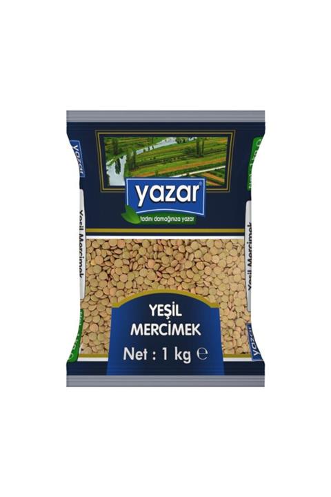 YAZAR Yeşil Mercimek 1 kg