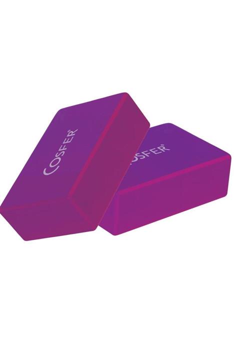 Cosfer Csf57-mrx2 Adet Yoga Block - Mor