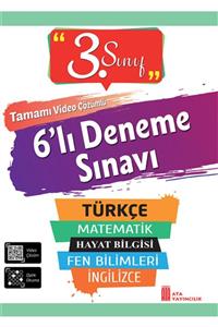 Ata Yayıncılık 3. Sınıf 6'lı Poşet Deneme Sınavı