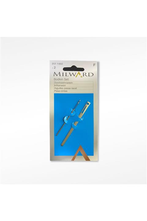 Milward Çelik Lastik , Ip Geçirici Ve Çift Delikli Yün Iğne Made In Germany 2511402