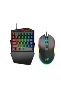 layftech V100-a869 Oyuncu Klavye Mouse Set,7200 Dpı 7 Butonlu Makro Gaming Set