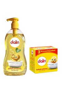 Dalin 900ml Bebe Şampuanı + 100gr 3'lü Bebe Sabunu