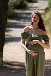 Style The Bump Balon Kollu Hamile Elbise