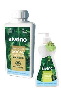 Siveno Defne Yağlı Doğal 1 Lt Sıvı Sabun+300 ml Zeytinyağlı Sıvı Sabun Hediyeli