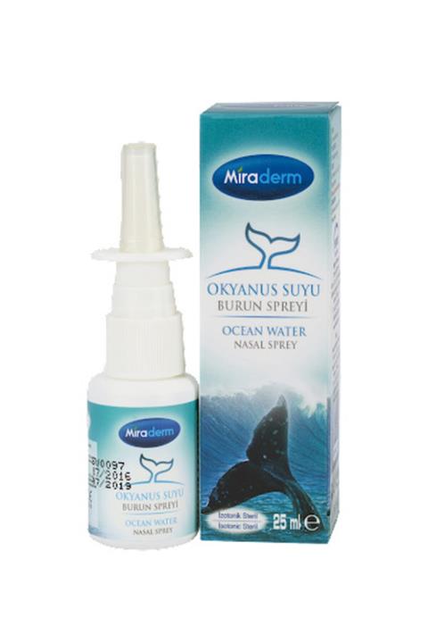 Miraderm Okyanus Suyu 25 Ml Burun Spreyi
