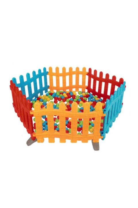 PİLSAN Handy 6 Lı Çit Seti + 100 Adet Top