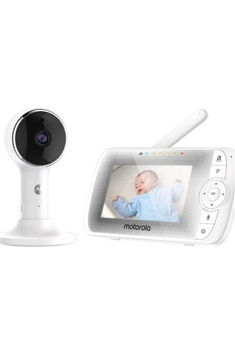 Motorola Beyaz Lux64 Fhd Wifi Connect 4.3 Inç Lcd Bebek Kamerası