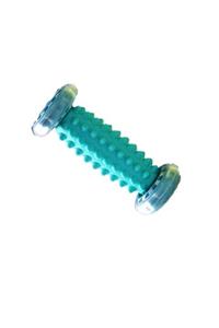 MİYANG Turkuaz Tpr Dikenli Ayak Masaj Roller, Masaj Rulosu 17 cm