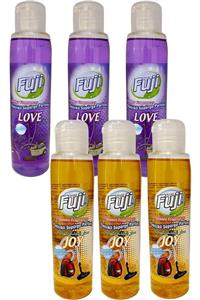 FUJI 6'lı Sıvı Elektirik Süpürge Parfümü 125ml Elektirikli Süpürge Kokusu Love + Joy Hijyenik Mis Kokulu