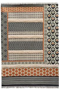 RUGSMODERN Rustik Kilim Grey Light Brown 4014 Bohem Kilim