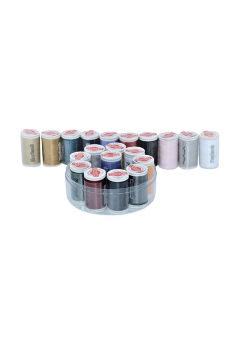 TLY Express Lüx Reyhanlı Makara Dikiş Iplik Seti 10 Farklı Iplik (10 Adet)