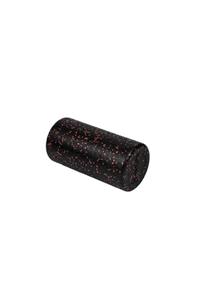 Actifoam Siyah  Tırtıksız Pilates Silindiri Yoga Egzersiz Masaj Rulosu  30 cm
