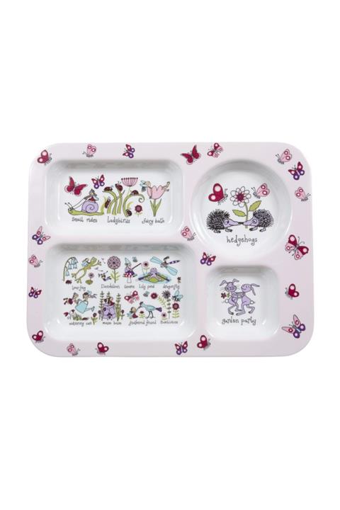 Tyrrell Katz Melamin Bölmeli Tabak Secret Garden