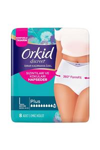 Orkid Discreet Emici Külot Büyük Boy 8'li