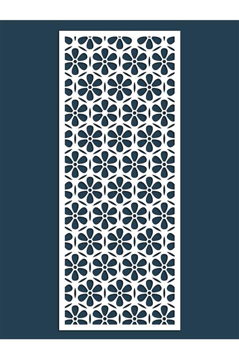 Liar Dekor Liar Ahşap Seperatör (Paravan) - KSP-23 - (10 mm) - (85 cm x 210 cm) - (Beyaz)