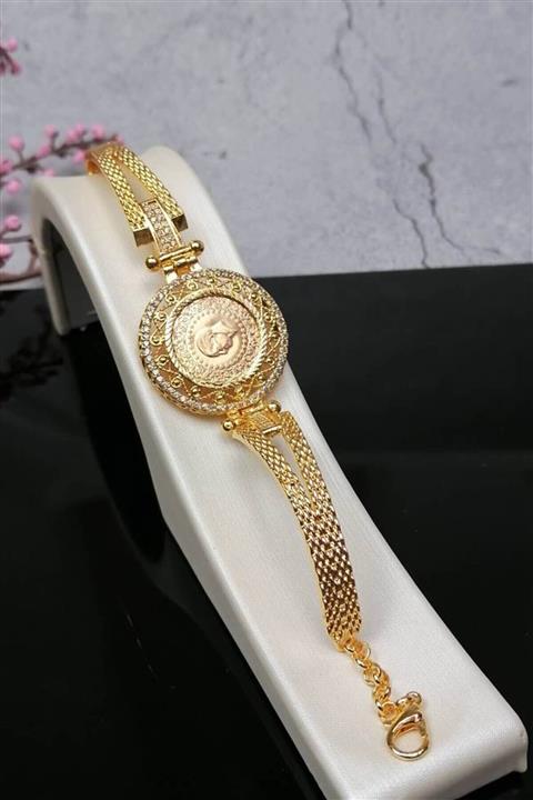 İdeal Sarraf 22 Ayar Çeyrekli Sonsuzluk Kelepçe Bileklik