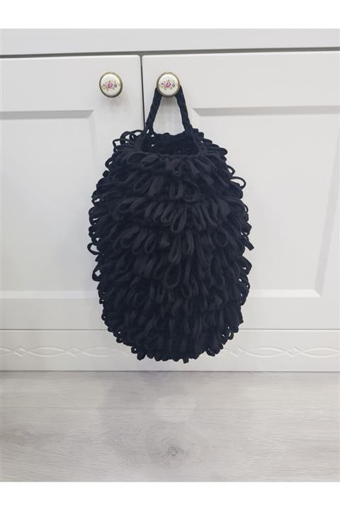 ÖRGÜM Poşetlik Siyah Renk 30x16 Cm