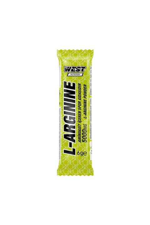 West Nutrition L-arjinin Tek Kullanımlık Saşe 6 Gram Yeşil Elma Aromalı