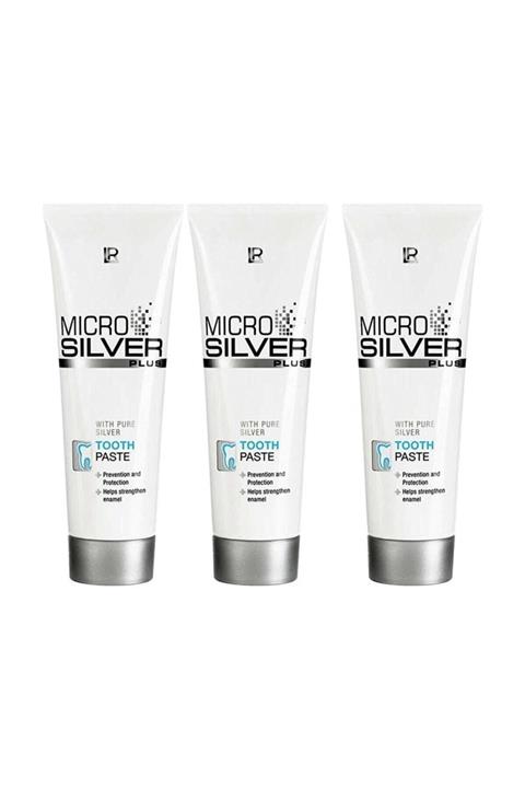 LR Microsilver Plus Diş Macunu 75ml X 3 Adet Mıcro Sılver