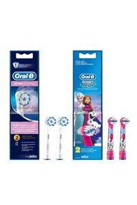 OralB Diş Fırçası Yedek Başlığı Sensi Ultrathin 2'li+frozen 2'li