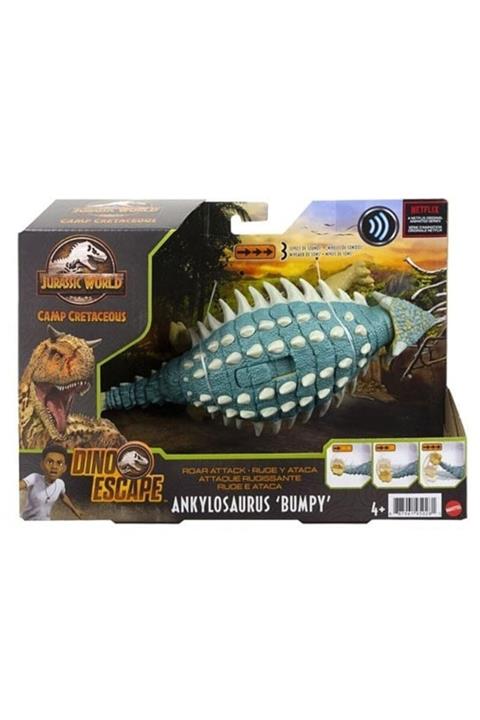 JURASSIC WORLD Kükreyen Saldırı Dinozor Figürleri Ankylosaurus 'bumpy' Gwd06-gwd27