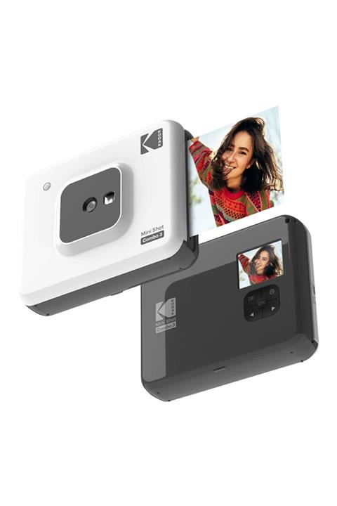 Kodak Mini Shot Combo 3 - Anında Baskı Dijital Fotoğraf Makinesi - Beyaz