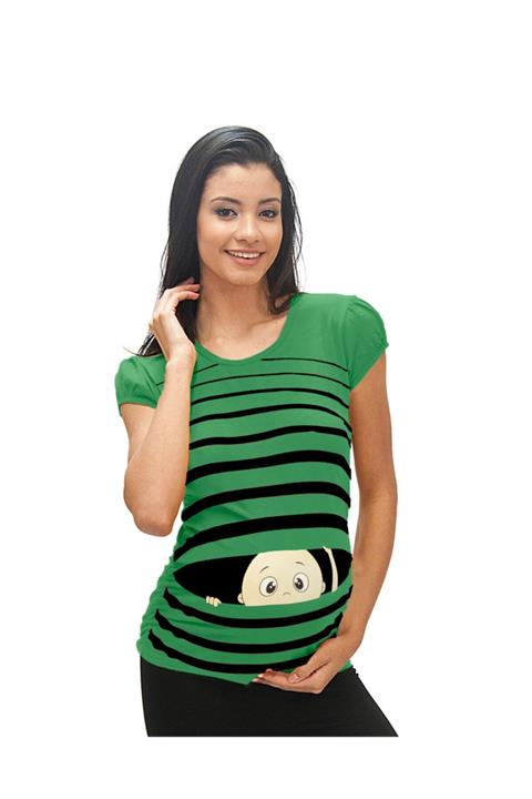 Elija Kadın Esprili Hamile T-shirt