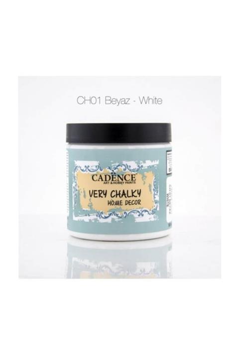 Cadence Very Chalky Home Decor Mobilya Boyası 500 ml. 01 Beyaz