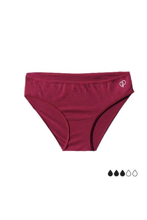 nopad Klasik Bordo Yıkanabilir Regl Külodu