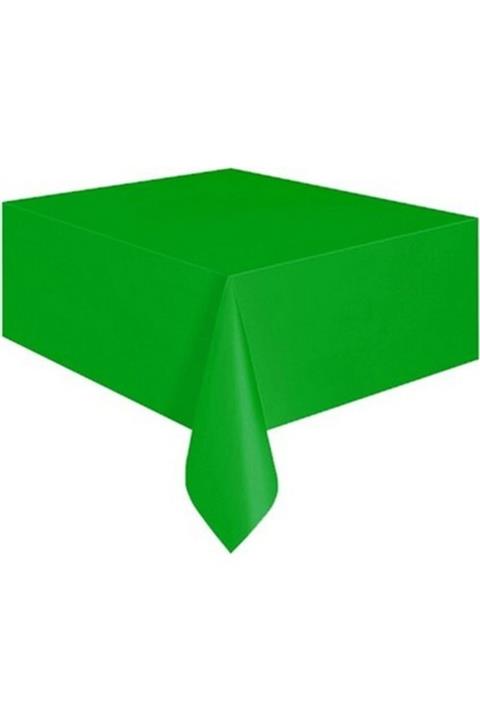 REST Parti Yeşil Renk Plastik Masa Örtüsü 120x180 Cm Parti Piknik Doğum Günü Kutlama