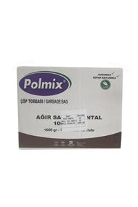 Polmix Geniş Hantal Çöp Torbası 120x150 Cm 10 Rulo 100 Ad 10 Kg Siyah