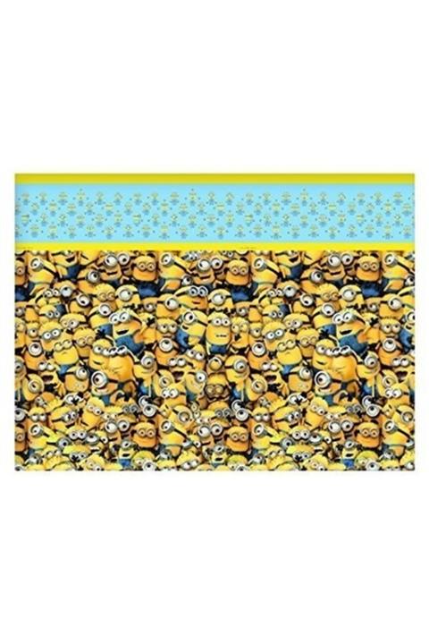 Lisinya Minions Temalı Plastik Masa Örtüsü 120x180 cm
