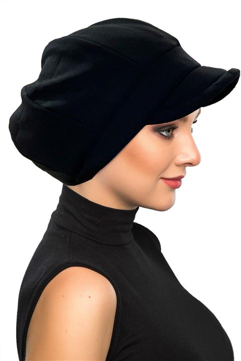 fidan bone Soft-london Astarlı Siyah Şapka