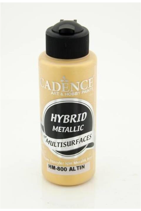 Cadence Hybrid Multisurface Metalik Boya 120 ml. Hm-800 Altın
