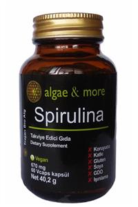 algae & more Spirulina Çanakkale Teknopark Projesi 0,67 Gr 60 Vegan Kapsül