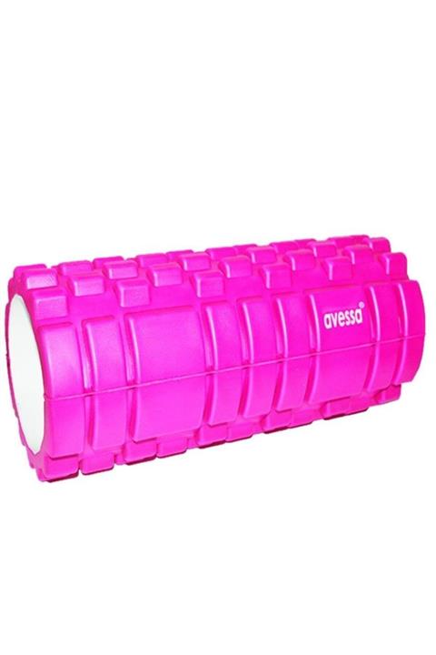 AVESSA Pembe Foam Roller - Pilates - Fizik Tedavi - Egzersiz - Spor - 14x33 Cm .