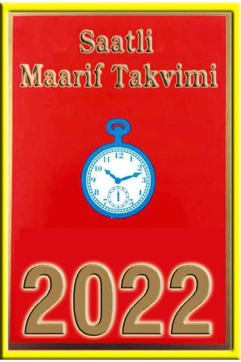 saatli maarif 2022 Takvimi Büyük Boy (11,5X16CM)