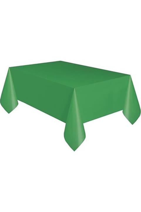 Dekoropedi Yeşil Plastik Masa Örtüsü
