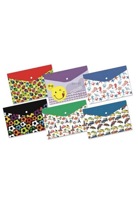 Ticon Desenli A4 Çıtçıtlı Dosya (201741)