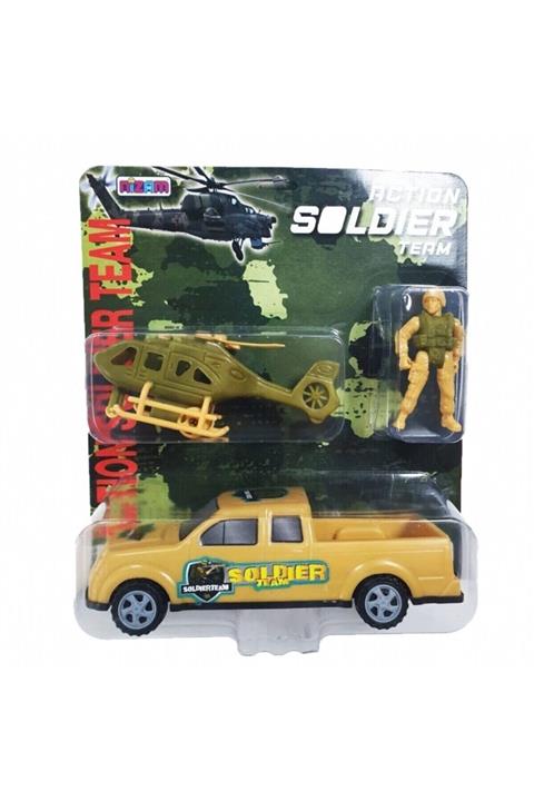 Nizam Oyuncak Araba Ve Helikopter Asker Seti