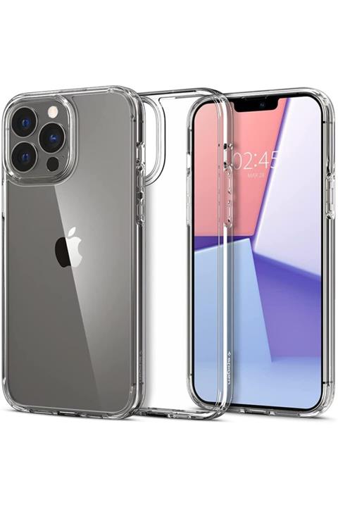 Mislina Iphone 13 Pro Max Şeffaf Kamera Çıkıntılı Kılıf