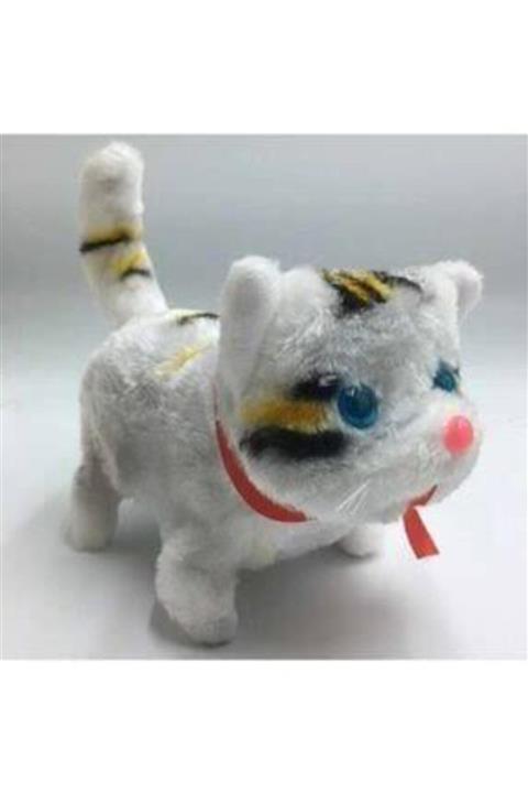 Beyazkuş Yürüyen Pilli Kedi