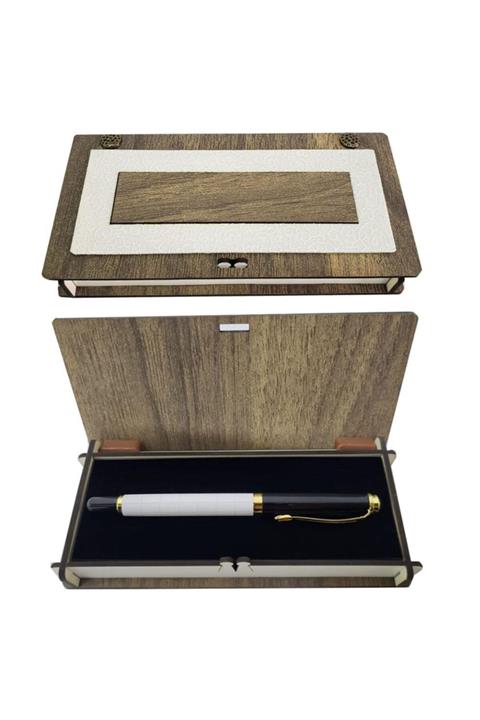 Berrinstore Deri Kutulu Roller Kalem Dekoratif